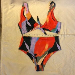 Graphic Multicolor Lg Shein Bikini